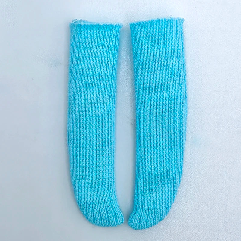 Cloth Socks For Blythe Doll Long Stockings — Black | KIMLUD