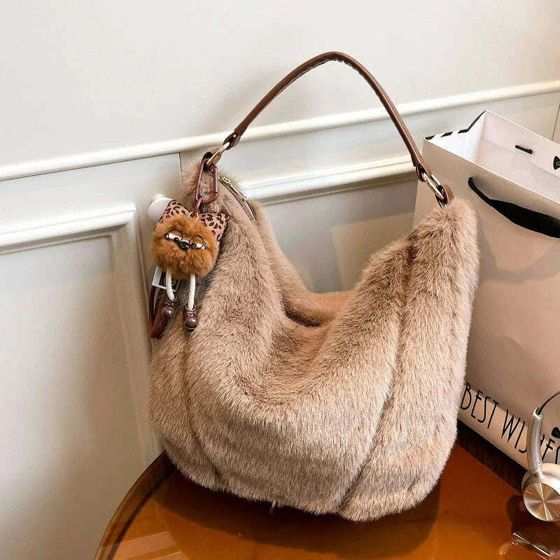 new-winter-versatile-commuting-shoulder-bags-women-large-capacity-furry-bucket-bag-for-commute-texture-and-simple-storage-bagskimludkimlud-35556607