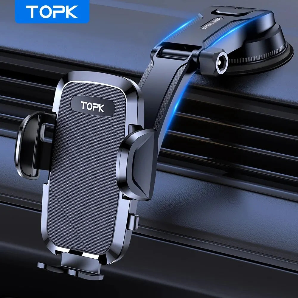 Car Phone Holder Mount – 2-In-1 Handsfree – Universal | KIMLUD