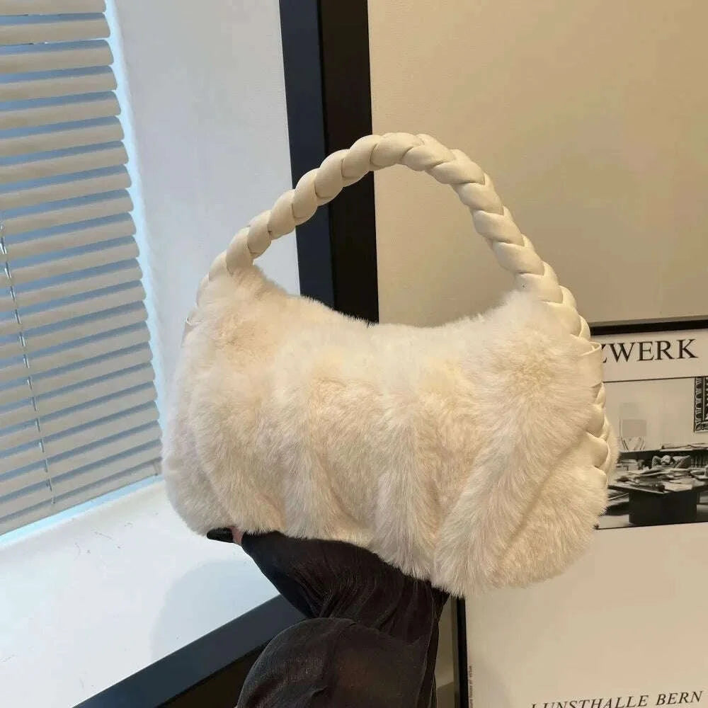 elegant-furry-shoulder-bag-fluffy-soft-plush-handbag-solid-color-zipper-tote-bagkimludkimlud-35557268