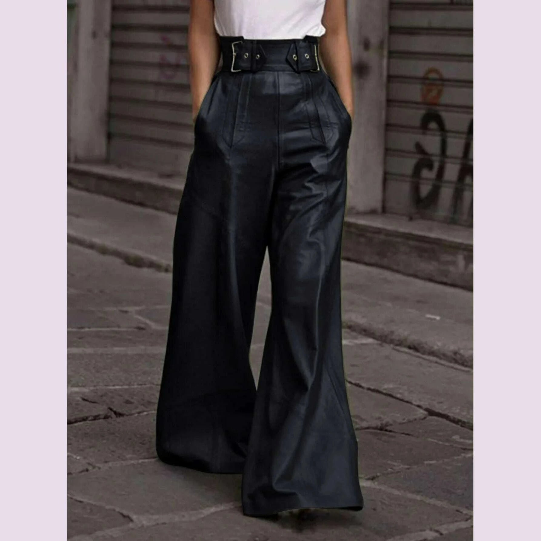 cmyaya-women-fashion-faux-leather-high-waist-wide-leg-loose-pants-sashes-zipper-2025-spring-party-casual-street-pu-trouserskimlud-womens-fashion-34619307