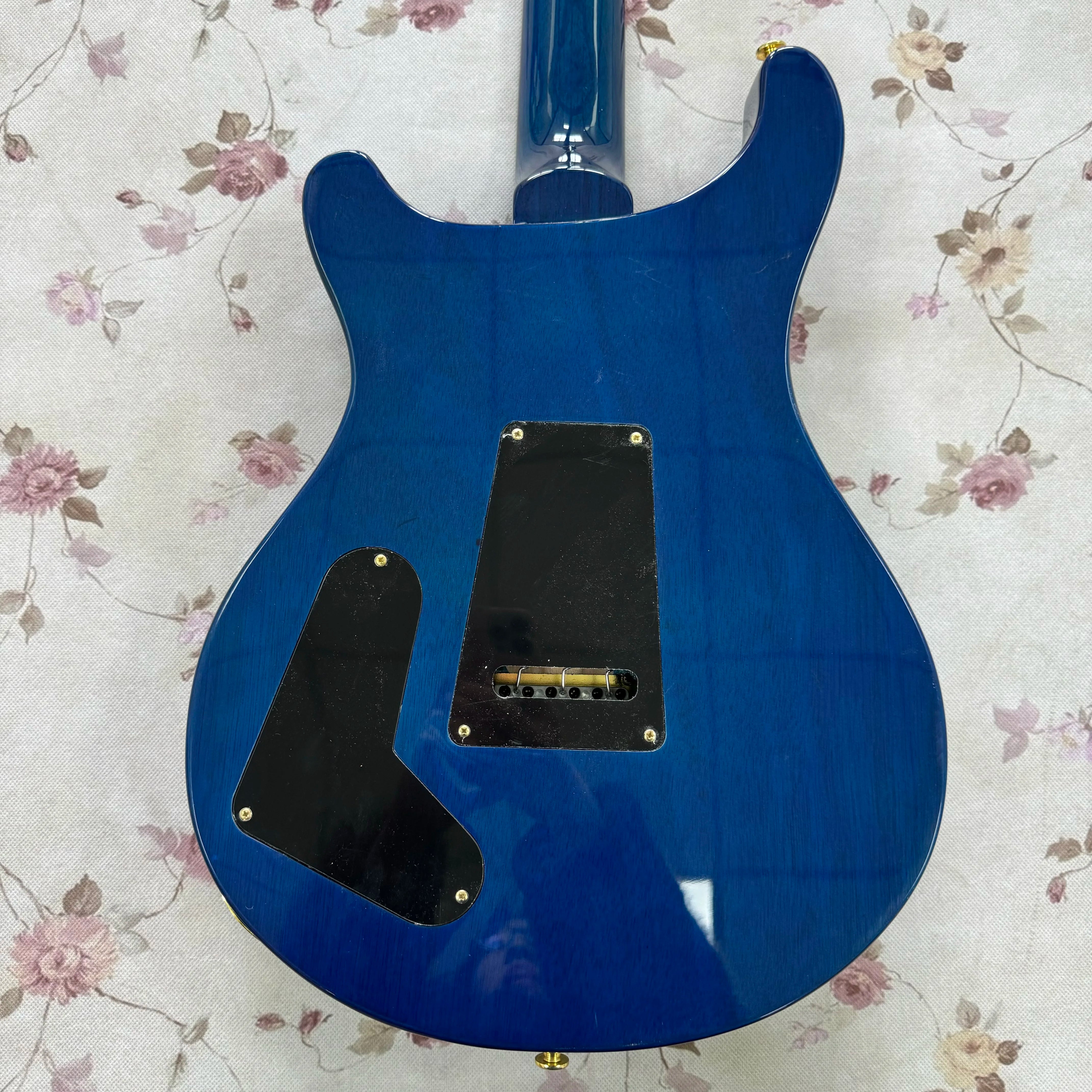 Dragon Style Dragon Inlay Electric Guitar — Blue | KIMLUD