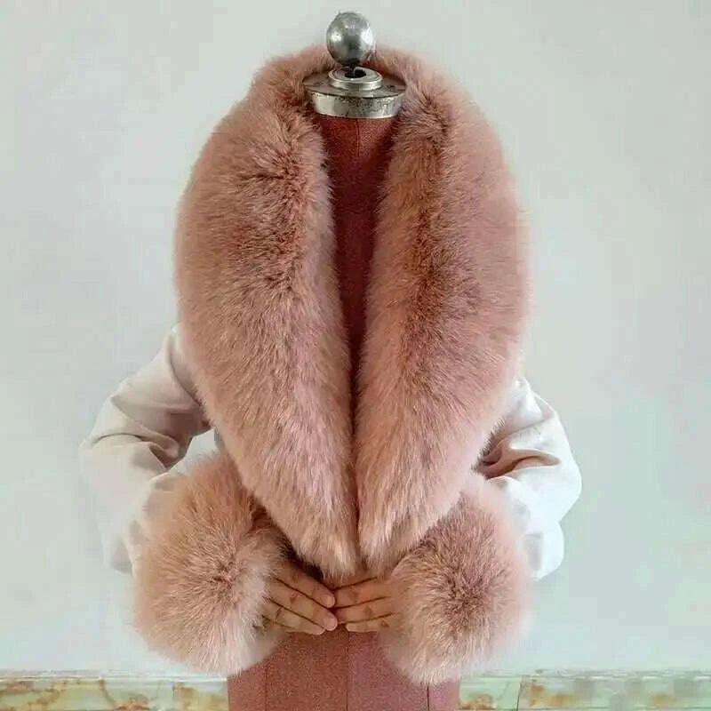 real-fox-fur-collar-cuffs-set-for-women-men-winter-neck-warmer-furry-scarf-fluffy-pelt-fur-shawl-coat-overcoat-fashion-accessorykimlud-womens-fashion-34616221