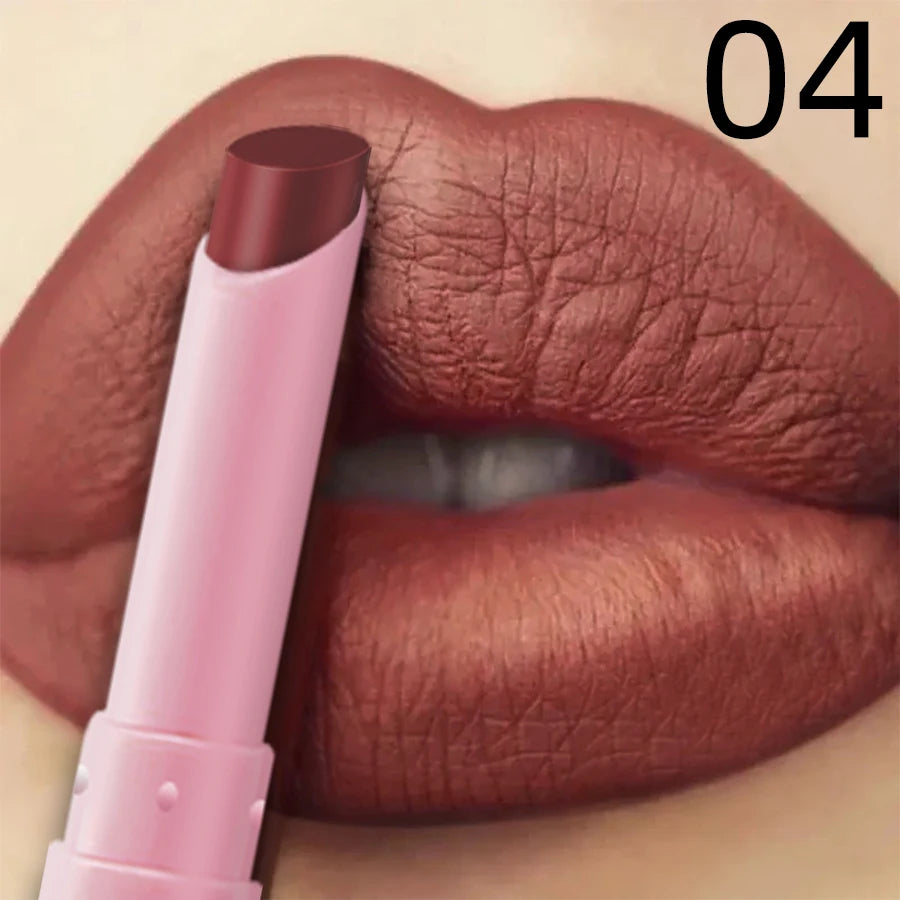 15 Color Cigarette Velvet Matte Waterproof Lipstick Long-lasting Lip Gloss Lip Makeup Red Brown Pink Lip Liner Pen Lip Tint