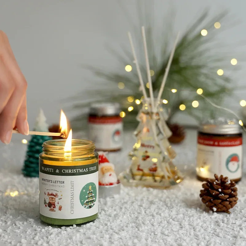Emerald Glass Candle Scented Vanilla Freesia — Emerald Green | KIMLUD
