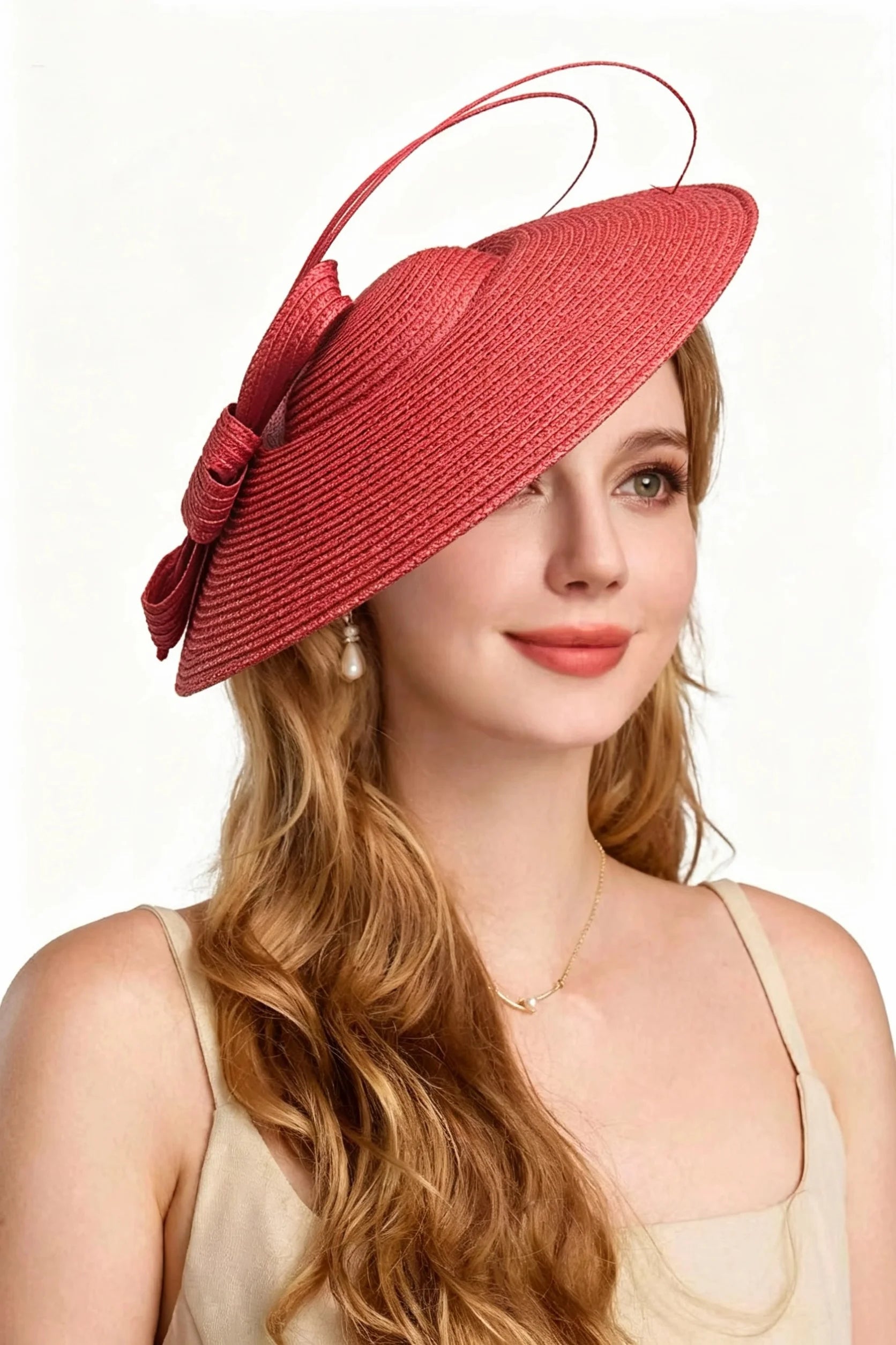 Polyester Fascinator Pillbox Hat — Black White | KIMLUD