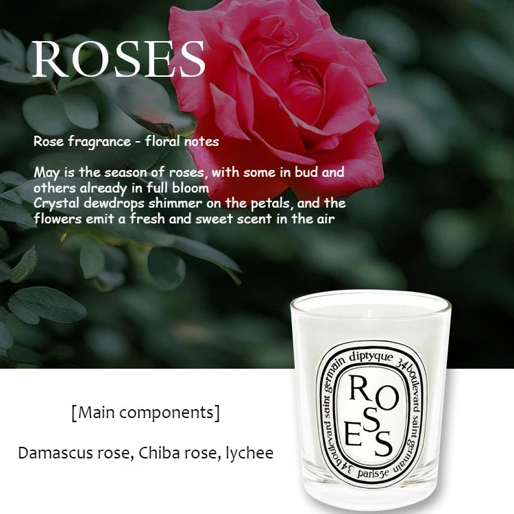 KIMLUD, 70g Classic Aromatherapy Candle Fig Natural Plant Essential Oil Amber Scented Candle Home Tuberose Fragrance Decoration Gift, KIMLUD Womens Clothes