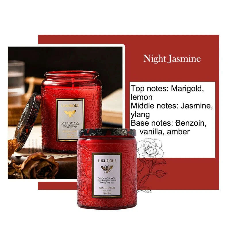 KIMLUD, 7 OZ Jar Scented Candle, Natural Soy Candle, Serenity Aromatic Candles, Home Decorative Scented Candles Gift for Friends, KIMLUD Womens Clothes