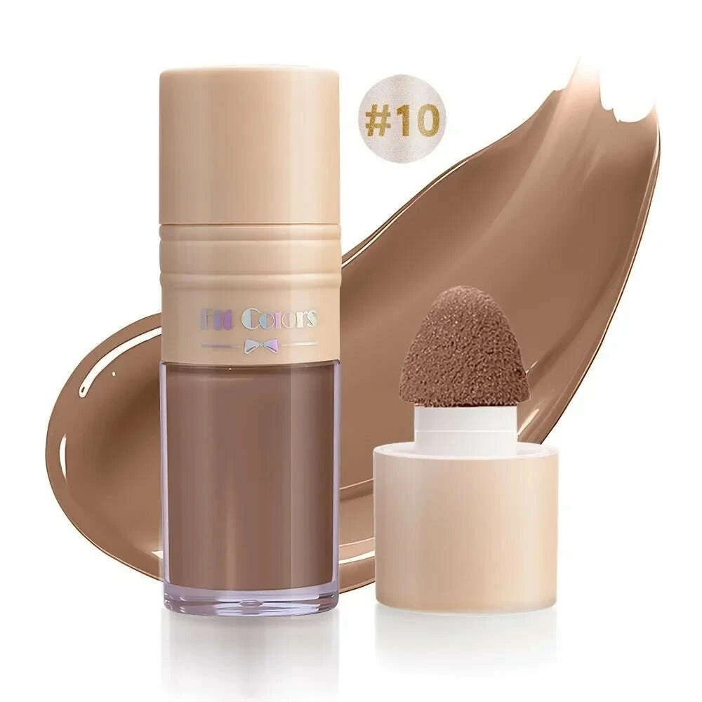 KIMLUD, 14 Colors Matte Liquid Blush Contour Highlighter Waterproof Long Lasting Sponge Brush Head High Pigment Blusher Brighten Bronzer, KIMLUD Womens Clothes