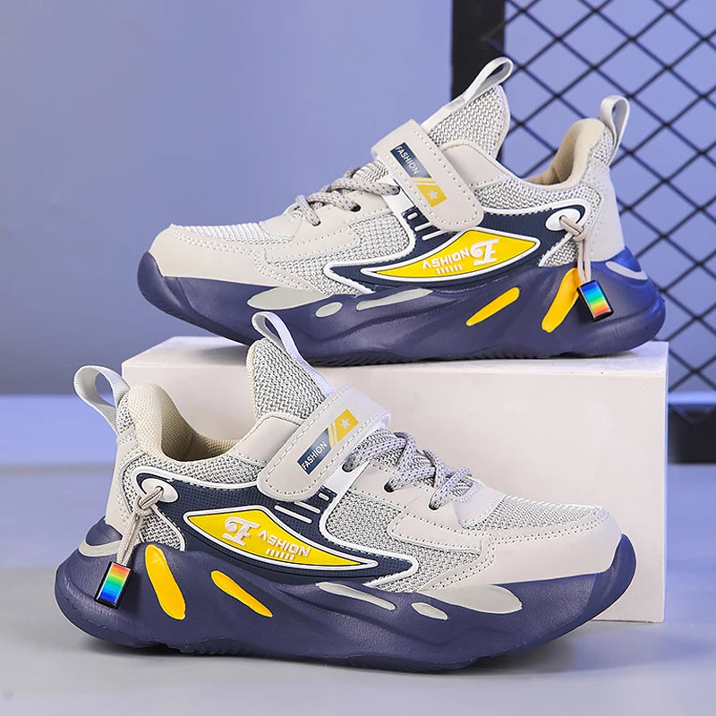 Children Boys Mesh Sports Running Shoes Breathable Non-slip For Girls Casual Running Walking Kid's Sneakers