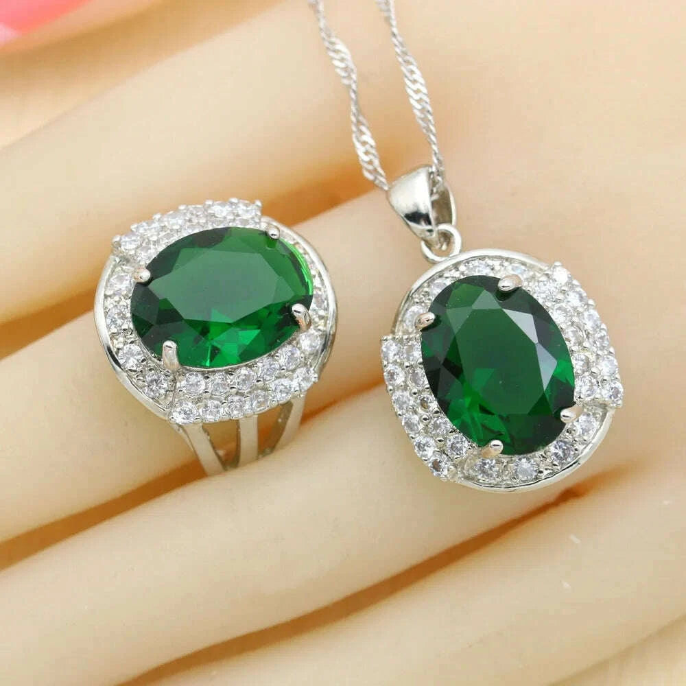 925-silver-jewelry-sets-green-zirconia-necklace-pendant-hoop-earrings-ring-bracelet-for-women-gift-boxkimlud-womens-fashion-34624298