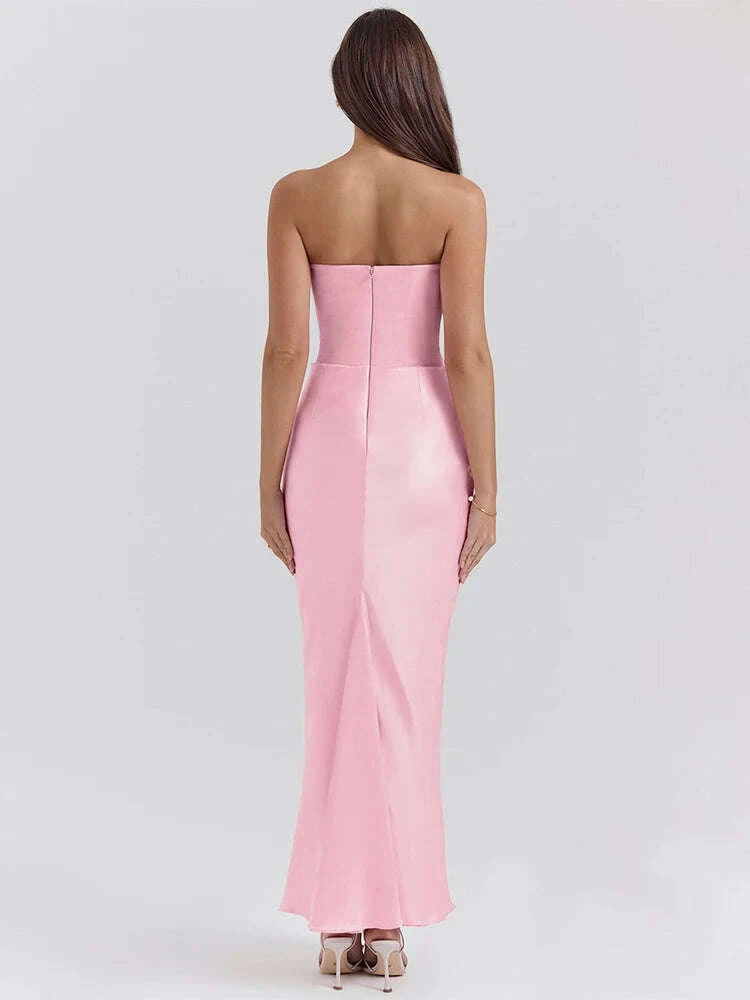 elegant-pink-strapless-satin-patchwork-maxi-dress-women-sexy-sleeveless-ruched-bodycon-dresses-evening-cocktail-party-long-dresskimlud-womens-clothes-35083089
