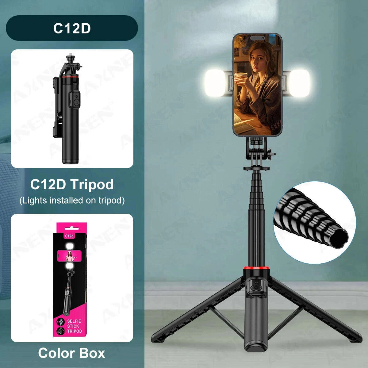c12dc13d-tripod-for-phone-and-action-camera-gopro-stand-with-fill-light-remote-control-for-mobile-vlog-shooting-live-recordingkimludkimlud-35575035