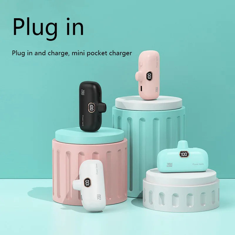Oneplus Portable 30000mAh Power Bank Capsule Mobile Power Supply Emergency Mini External Battery Fast Charging For iPhone Xiaomi