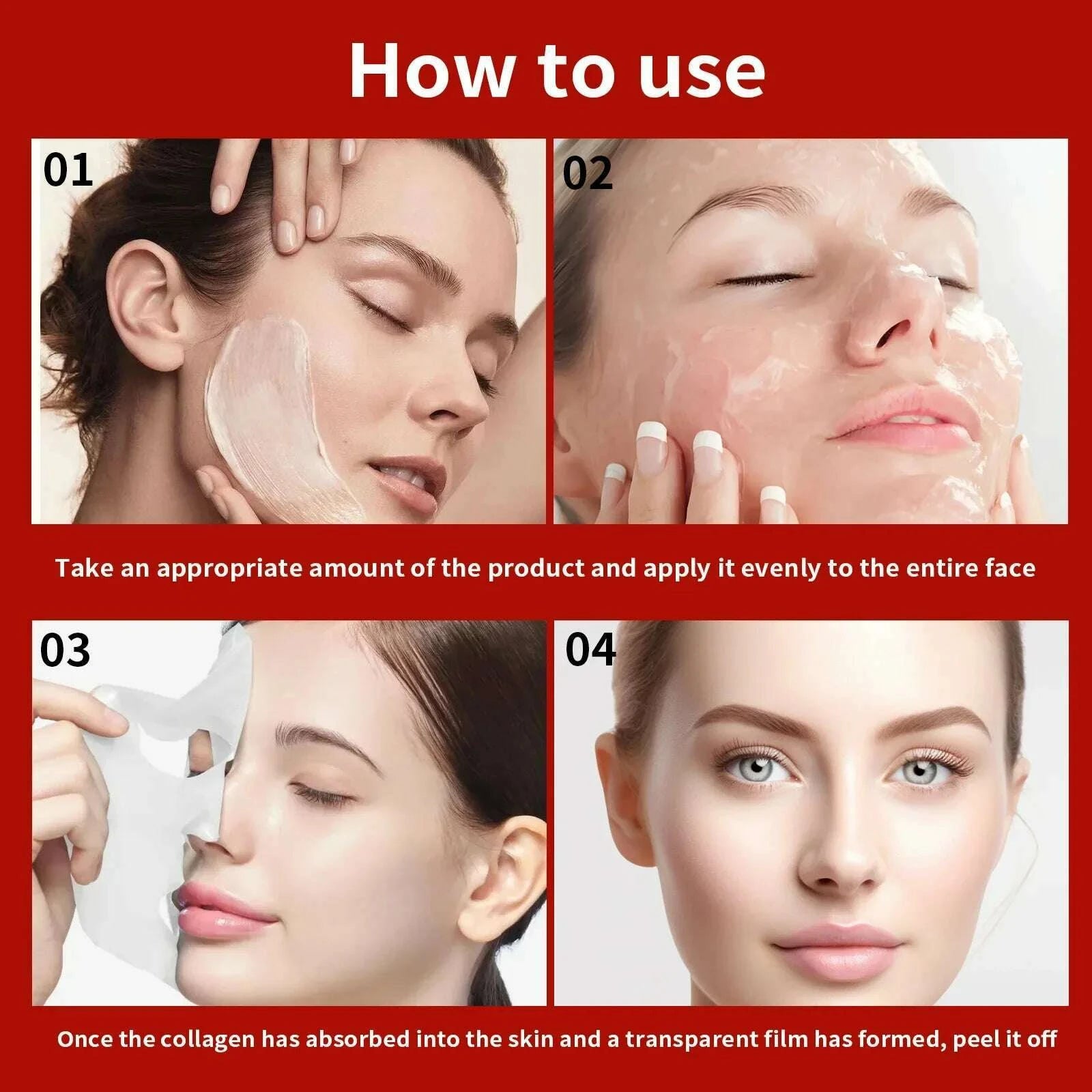 real-collagen-fit-collagen-wrapping-mask-collagen-670000ppm-peel-off-facial-mask-for-elasticity-hydrating-glow-glass-skinkimlud-womens-fashion-34598788