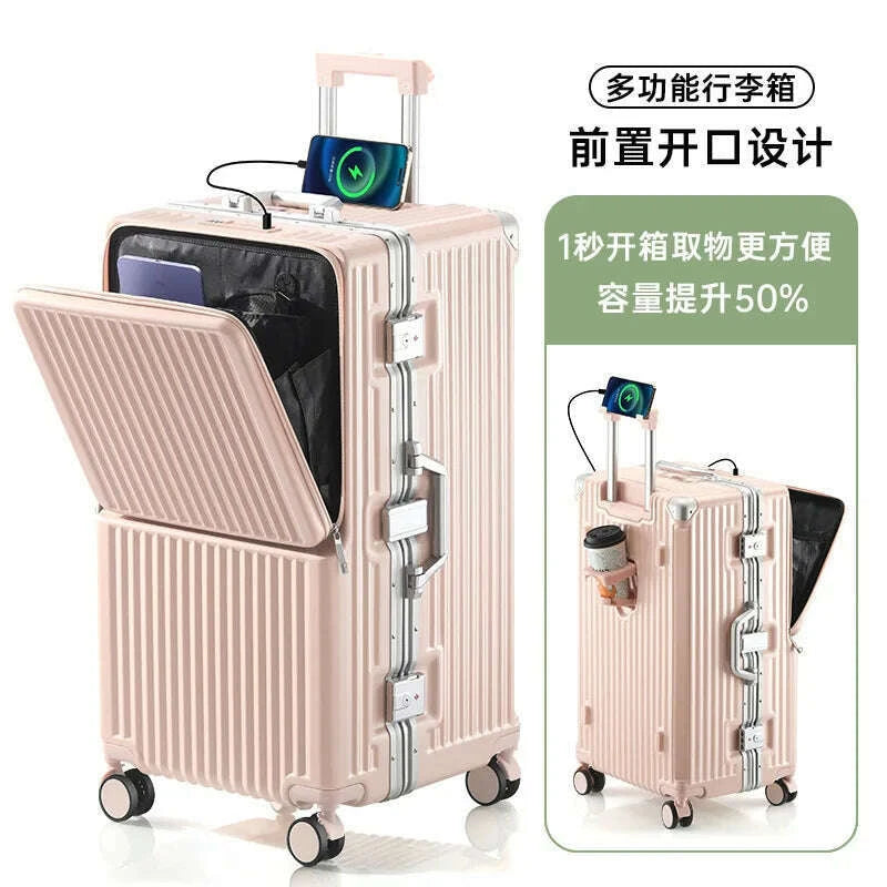 front-opening-suitcase-aluminium-frame-large-capacity-carrier-28-inch-oversized-luggage-20-inch-trip-cabin-travel-case-2025-newkimlud-womens-fashion-34613704