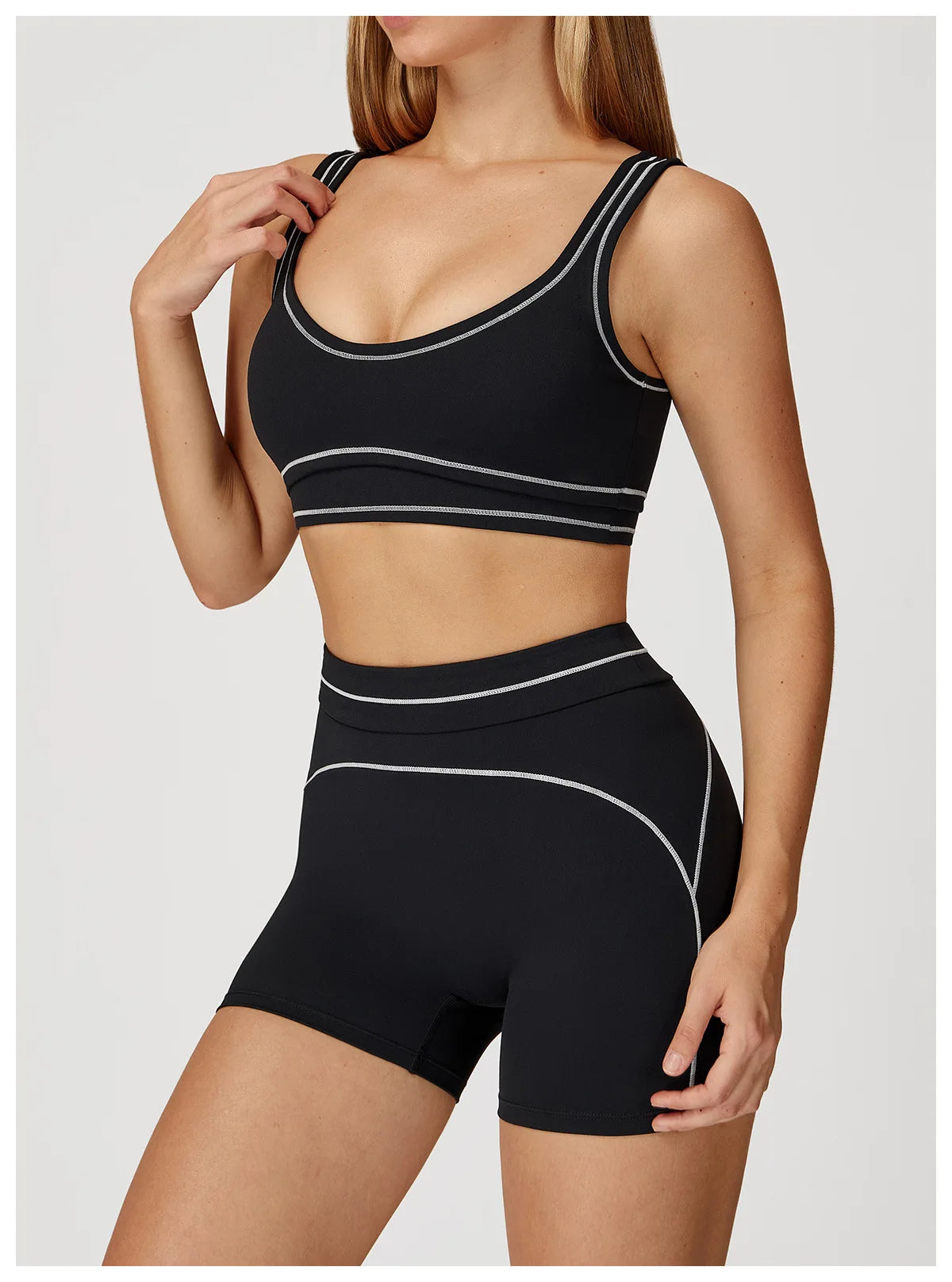 Knit Yoga Sports Bra Backless Breathable Elastic Support For Running And Workout — Mauve | KIMLUD
