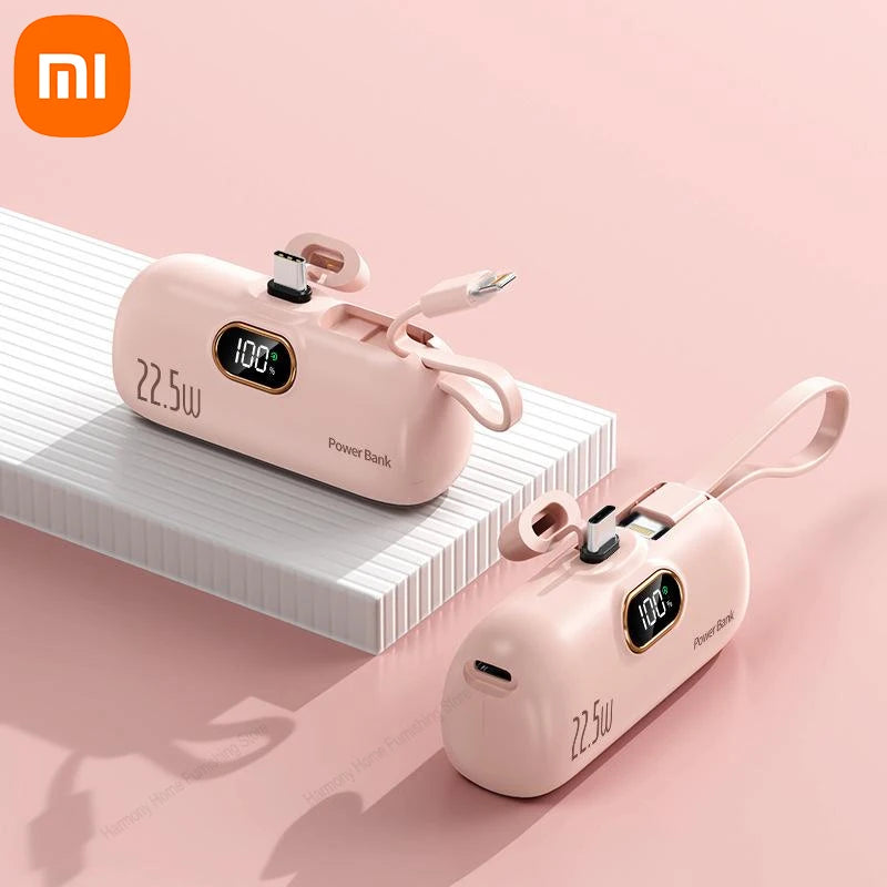 Xiaomi Mini Convenient Mobile Power Bank 30000mah Portable Fast Charging Suitable For iPhone 16 Samsung Xiaomi External Battery