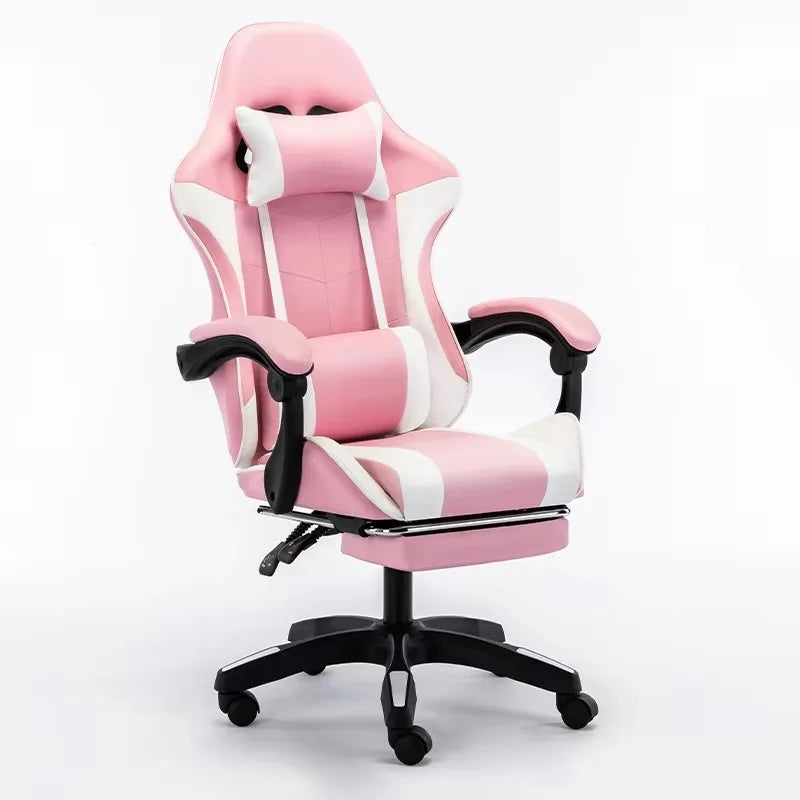 Computer Racing Swivel Leather Office Chair Gaming Modern Leather Reclining Chair Ergonomic PC Computer Gaming Chair