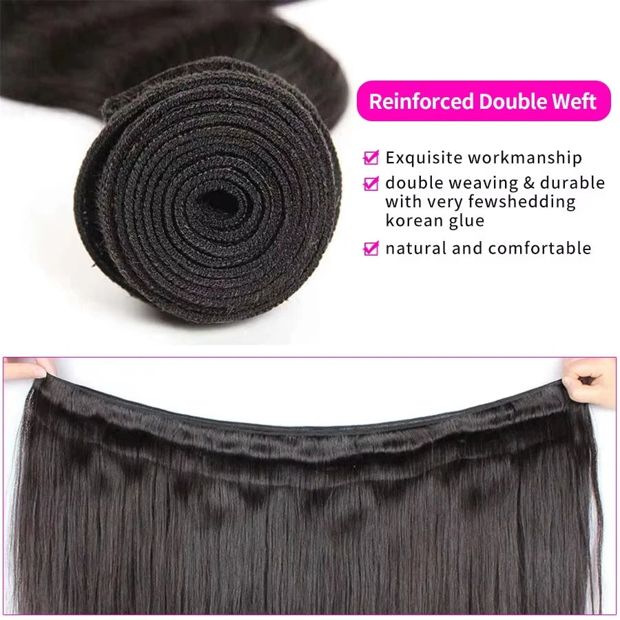 Hair Bundles With Closure – Body Wave – Remy Hair | KIMLUD
