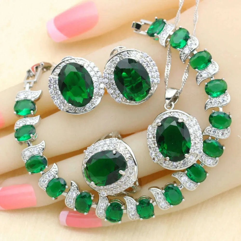 925-silver-jewelry-sets-green-zirconia-necklace-pendant-hoop-earrings-ring-bracelet-for-women-gift-boxkimlud-womens-fashion-34624295