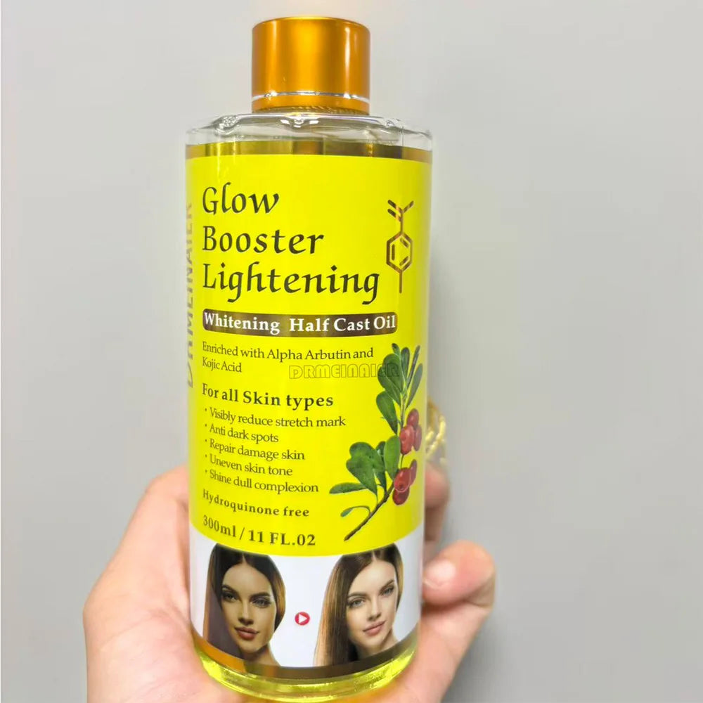 Castor Oil Based Serum Brightening With Alpha Arbutin And Kojic Acid — Golden | KIMLUD