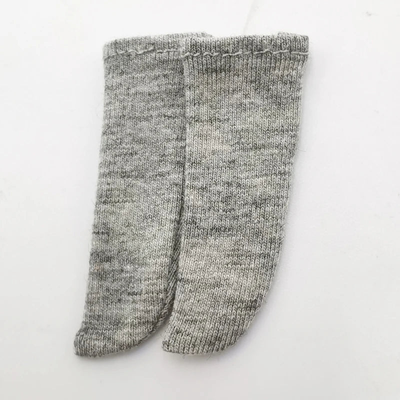 Cloth Socks For Blythe Doll Long Stockings — Black | KIMLUD