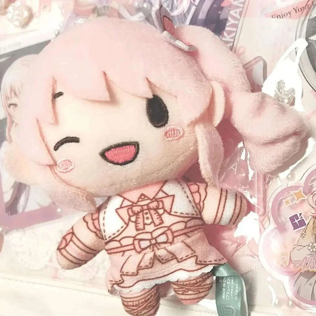 10cm-pjsk-plush-doll-toys-project-sekai-akiyama-mizuki-stuffed-plushies-keychain-yoisaki-kanade-pendant-backpack-bag-decor-giftkimlud-womens-fashion-34607423