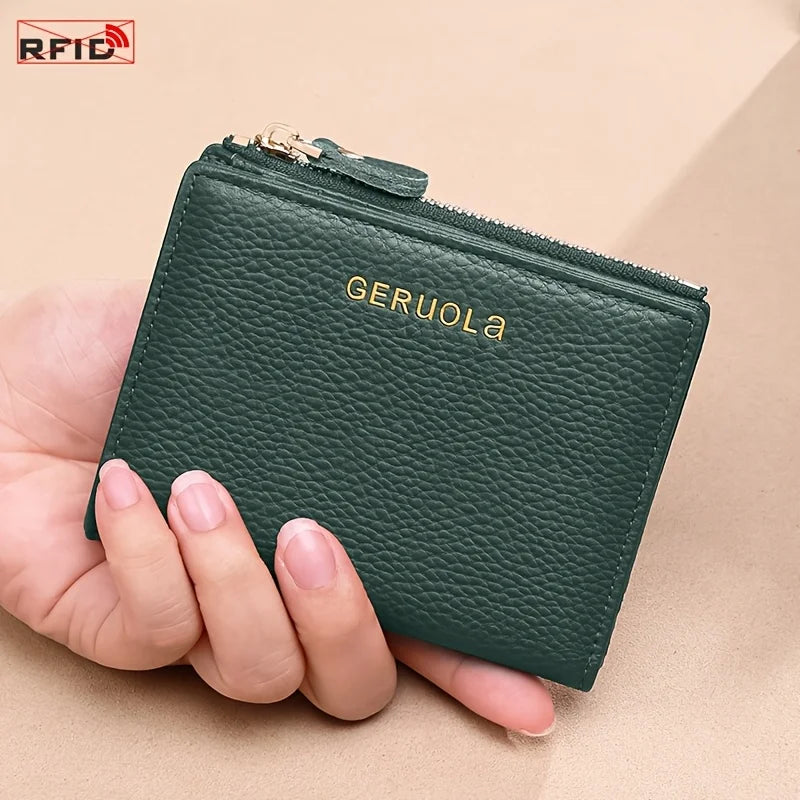 RFID Blocking Wallet – Slim 2-In-1 Card Holder – Leather | KIMLUD