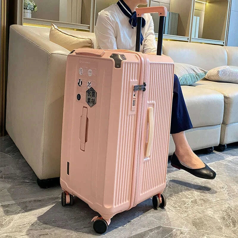 colenara-high-quality-luggage-2830-large-capacity-trolley-case-2226-abspc-cart-type-duffel-bag-3234-inch-travel-suitcasekimlud-womens-fashion-34613379