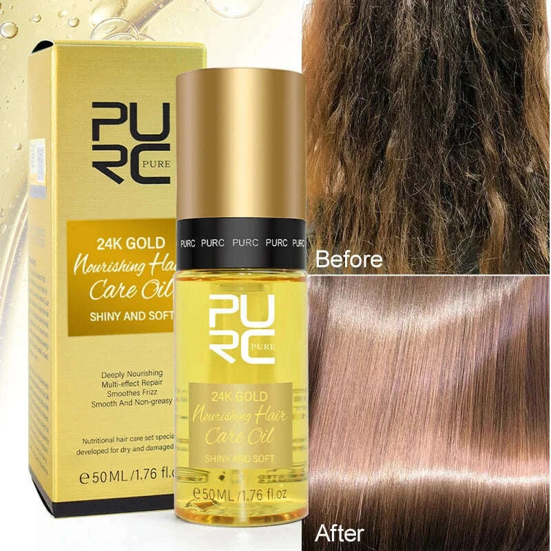 purc-24k-gold-nourishing-hair-oil-smoothing-repair-damaged-frizz-hair-professional-hair-care-products-for-womenkimlud-womens-fashion-34620285