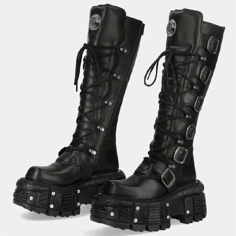 belt-buckle-motorcycle-boots-knee-high-rock-punk-round-toe-thick-bottom-leather-solid-color-fashion-sexy-women-shoes-newkimlud-womens-fashion-34601697