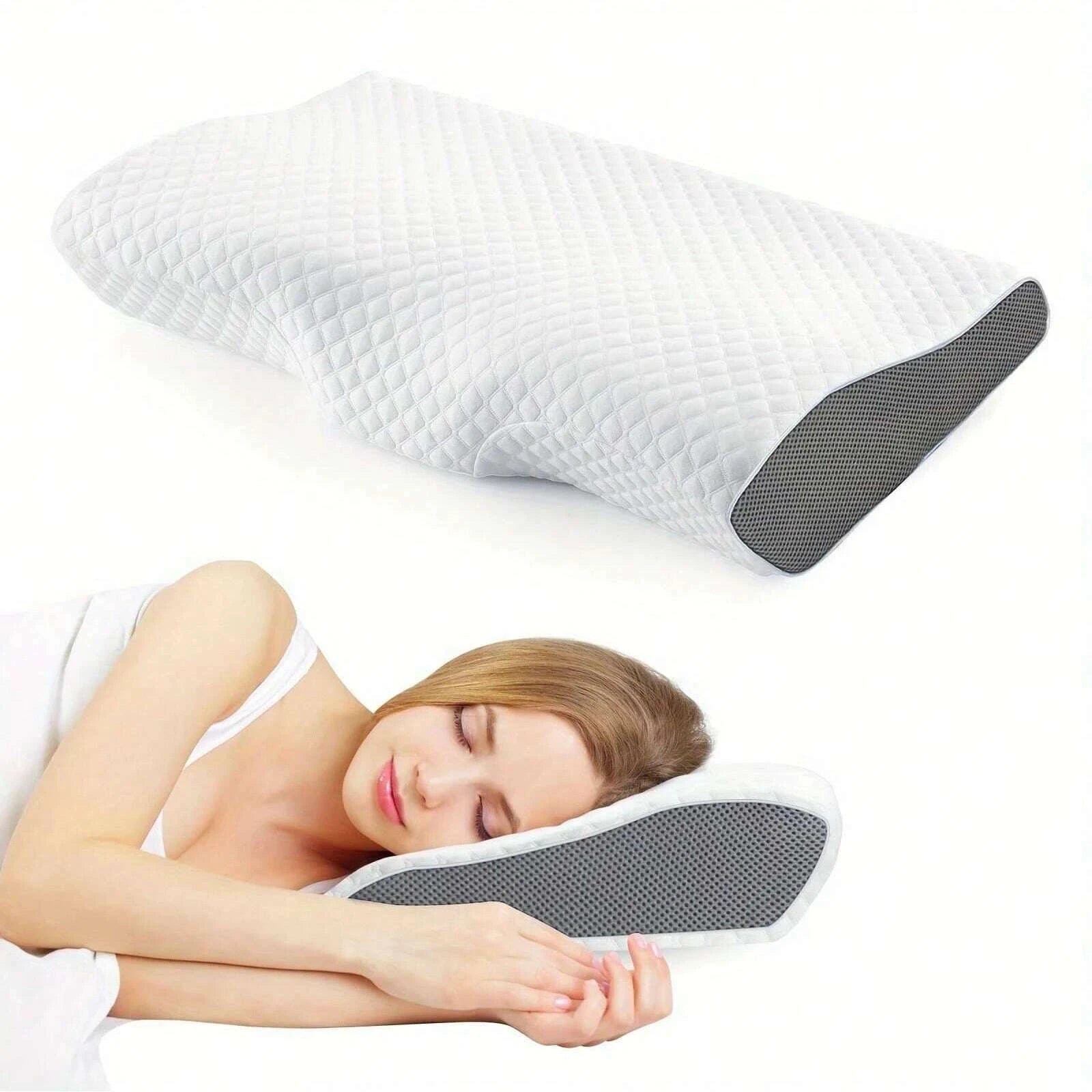1pc-memory-foam-pillow-sleeping-pillow-for-side-back-and-stomach-sleepers-neck-contoured-support-pillow-improves-sleepkimlud-womens-fashion-34614002