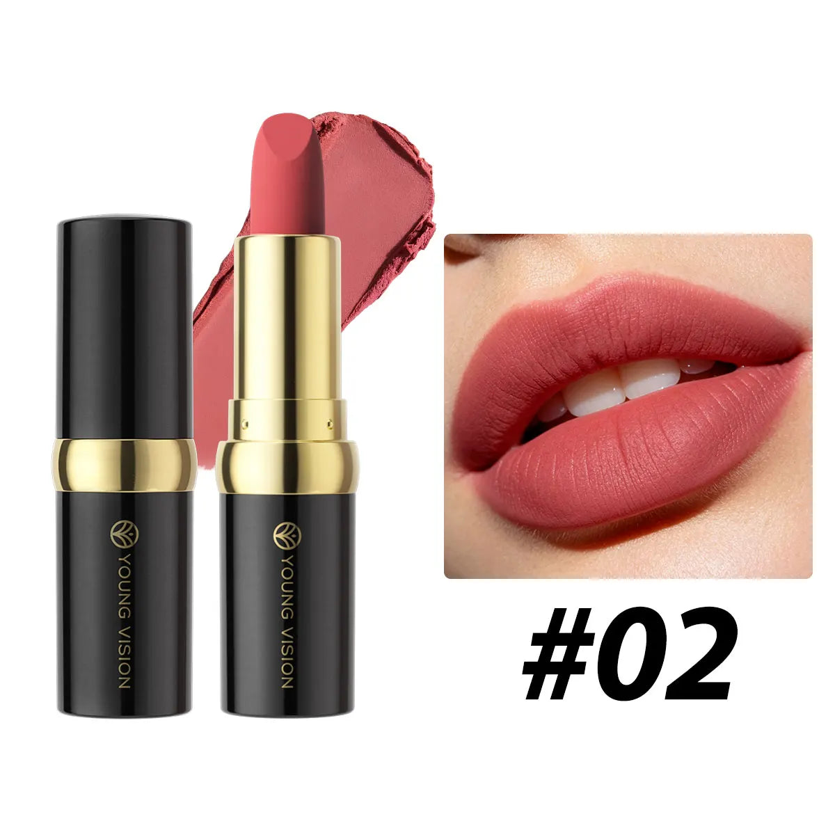 Velvet Matte Lipstick – Long Lasting Waterproof – Velvet Matte – Red | KIMLUD