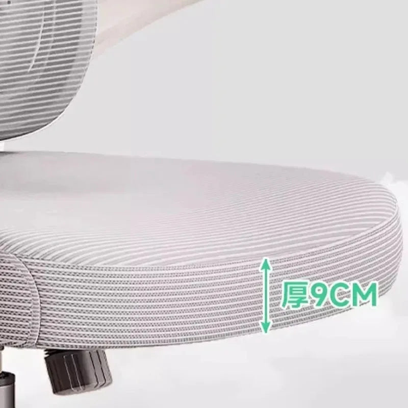 Gaming Office Chair Recliner Swivel — White | KIMLUD
