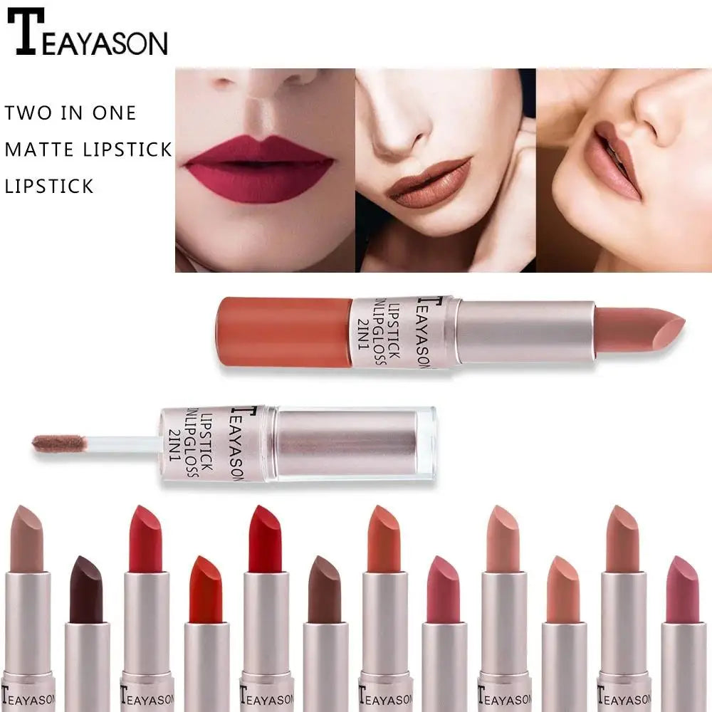 Matte Liquid Lipstick – Waterproof Long-Wear – Pink | KIMLUD