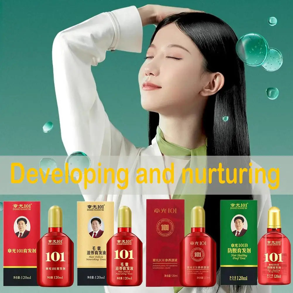 120ml Scalp Hair Lotion Ginseng And Ginger Essence Scalp Nutrition Moisturize Liquid White Hair To Black Hair Hair Conditioner