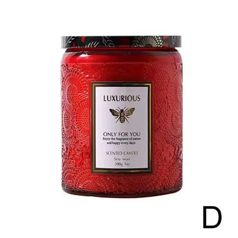 KIMLUD, one Fragrant Candle Cans Room Decoration Soy Wax Smokeless Aroma Low Temperature Romantic Oil Fragrance Velas Birthday Candles, KIMLUD Womens Clothes