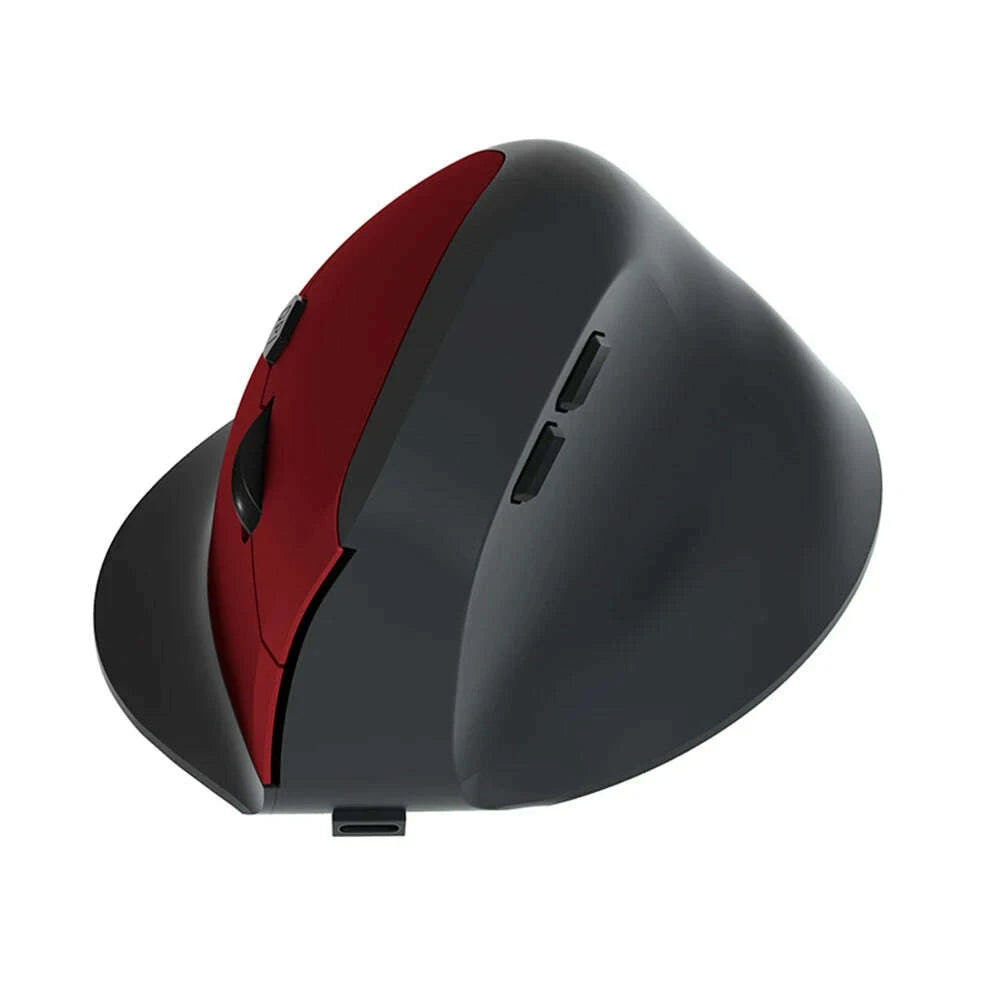 KIMLUD, Vertical Mouse Ergonomic 2.4G Bluetooth 5.2 Mice Wireless Optical Mice Adjustable 1600DPI 6 Buttons for Laptop Computer Desktop, KIMLUD Womens Clothes