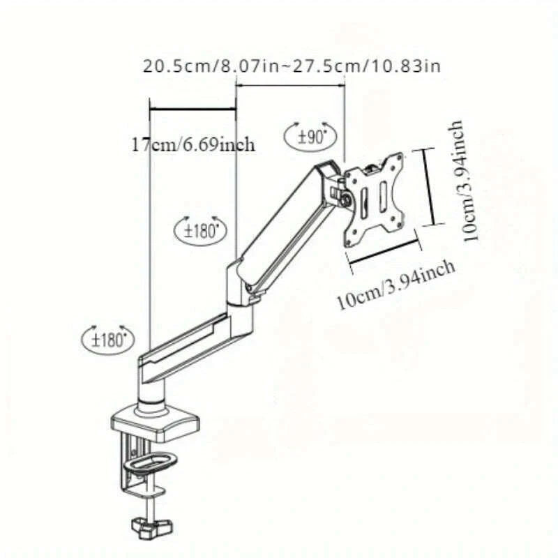 beishi-single-monitor-bracket-for-13-32in-adjustable-monitor-holder-universal-computer-screen-load-2-9kg-gas-springtv-standkimlud-womens-fashion-34601368