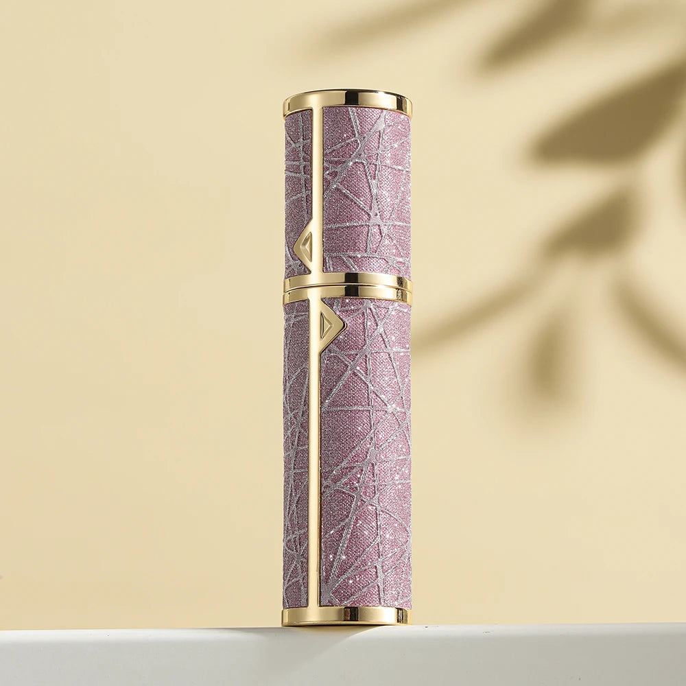 5ml Leather Perfume Atomizer Portable Liquid Cosmetics Containers Traveling Mini Perfume Refillable Bottles Empty Spray