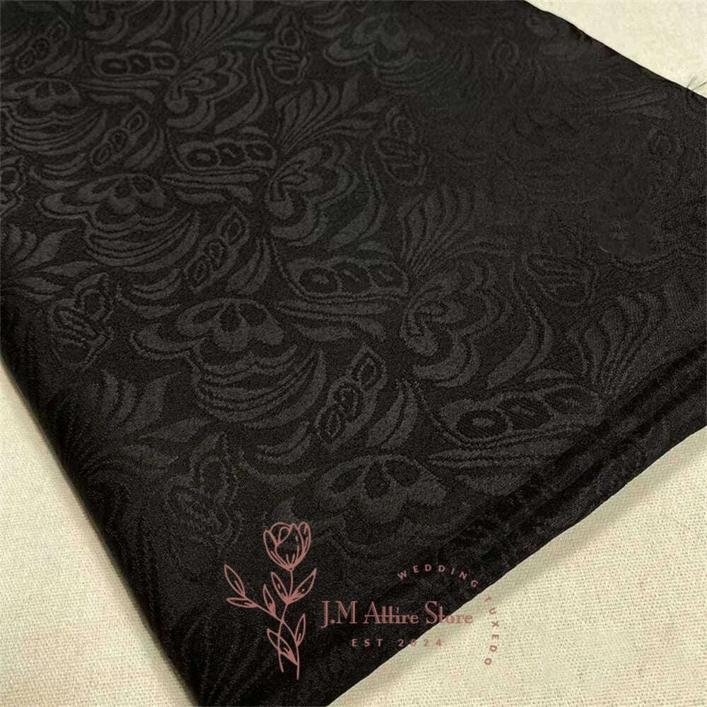 formal-mens-suits-2-pieces-blazer-pants-black-jacquard-set-for-wedding-dinner-dating-ceremony-banquet-luxury-custom-tuxedo-kimlud-womens-fashion-34599957