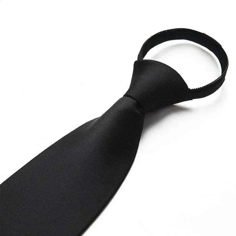 black-simple-clip-on-tie-security-tie-doorman-steward-matte-funeral-tie-for-men-women-studentskimludkimlud-35575221