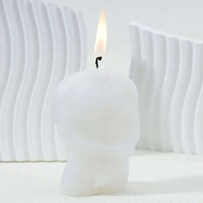 KIMLUD, Male Styling Aromatherapy Candle Body Ornament Birthday Candles Aromatherapy Candle Gift m, KIMLUD Womens Clothes