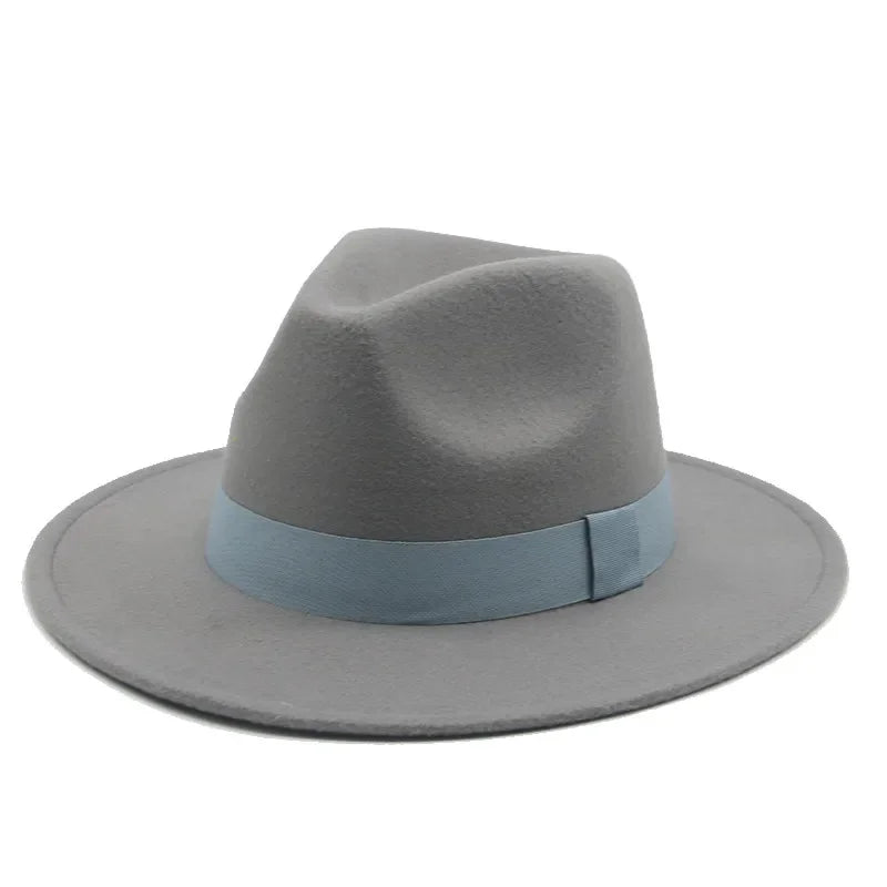 Fedora Hat – Unisex Decorative – Cotton-Polyester | KIMLUD