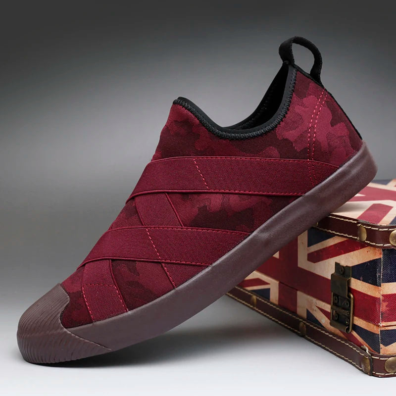 New Breathable Men's Canvas Shoes Spring 2025 Flats Youth Casual Shoes Soft Bottom Vulcanized Students Shoes BD8817