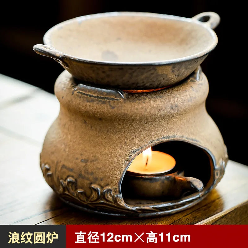 KIMLUD, Home use candle warming tea waking tea deodorizing tea leaves fragrance warming tea heating insulation tea ceremony tea brewing, KIMLUD Womens Clothes