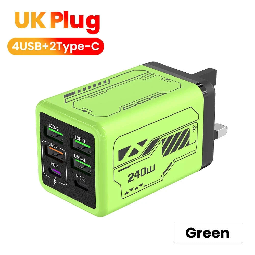 240w-6-ports-4usb2type-c-super-fast-charging-mobile-phone-charger-usb30-pd30-euukus-charger-for-iphone-17-16-samsung-pocokimludkimlud-35573457