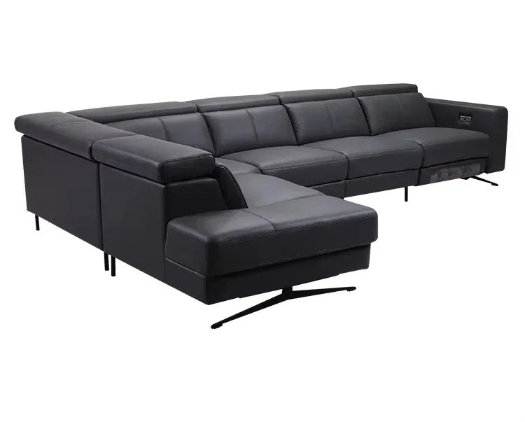 A Modern Removable and Washable L-shaped 7 Seater Living Room Sectional Sofa