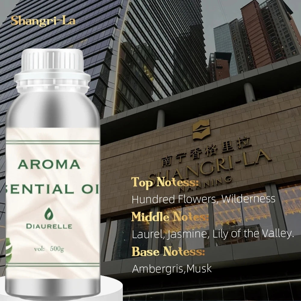 Perfume Hotel Essential Oil 500ML Air Freshener Pure plant essential for oil Hotel aromatic oils Fragrance Diffuser Air Purifier